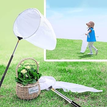 Amazon | HeGeed 虫取り網 折りたたみ 伸縮式 5段伸縮 頑丈設計