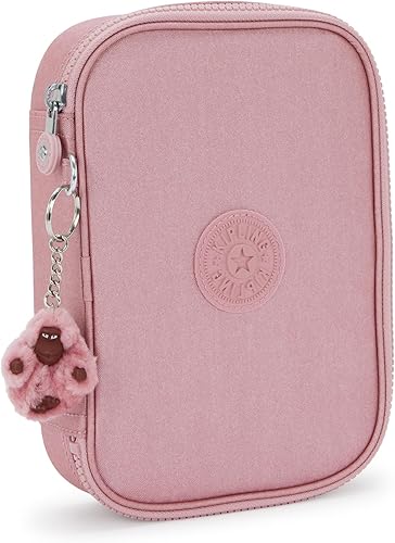 Vista 168 de Kipling - Estuche impreso para 100 bolígrafos para mujer, accesorios de organización, suministros de arte, maquillaje, organizador de viaje Aqua