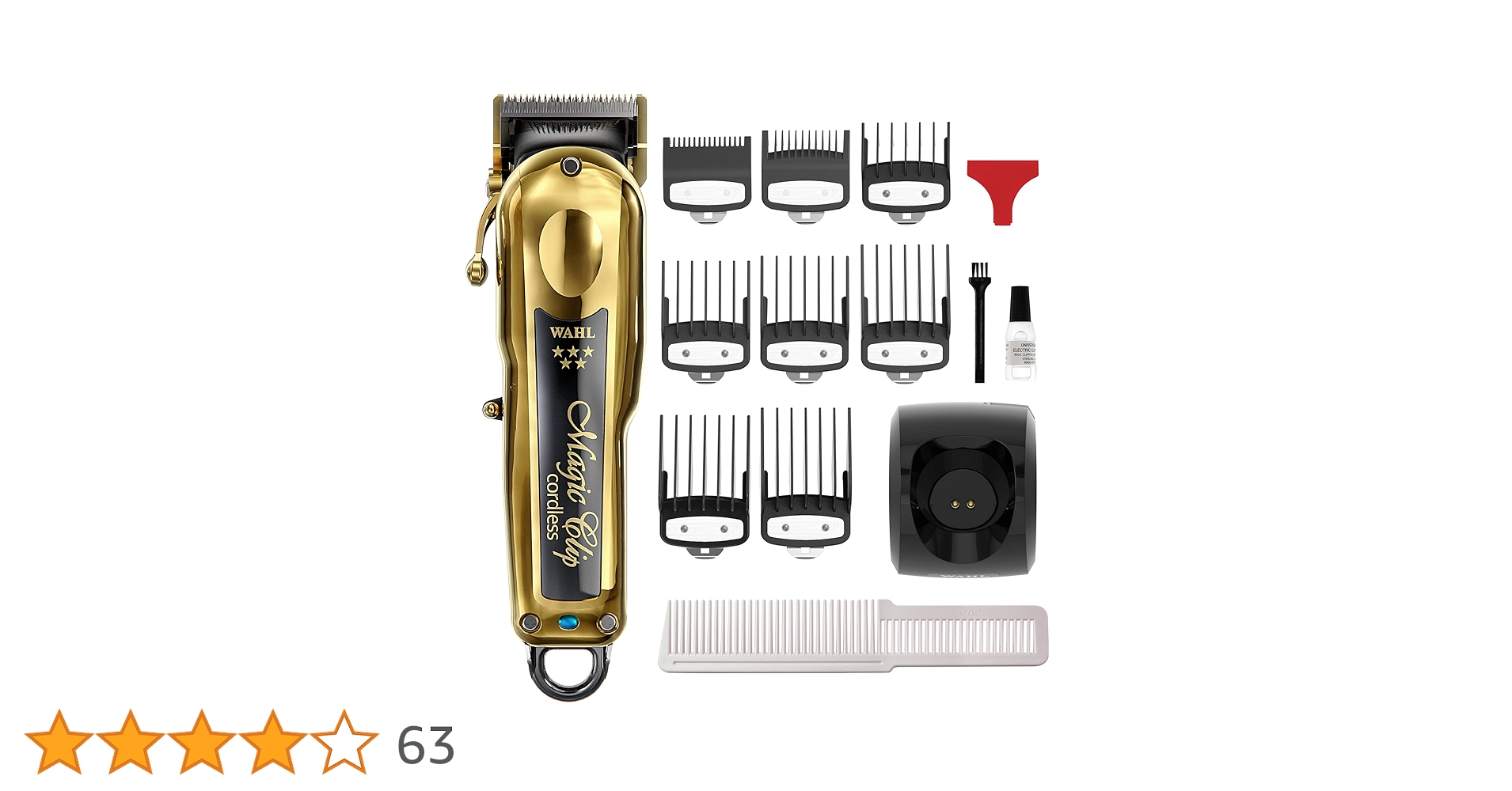 Wahl 5 Star - Clip mágico inalámbrico en oro, cortadora de pelo