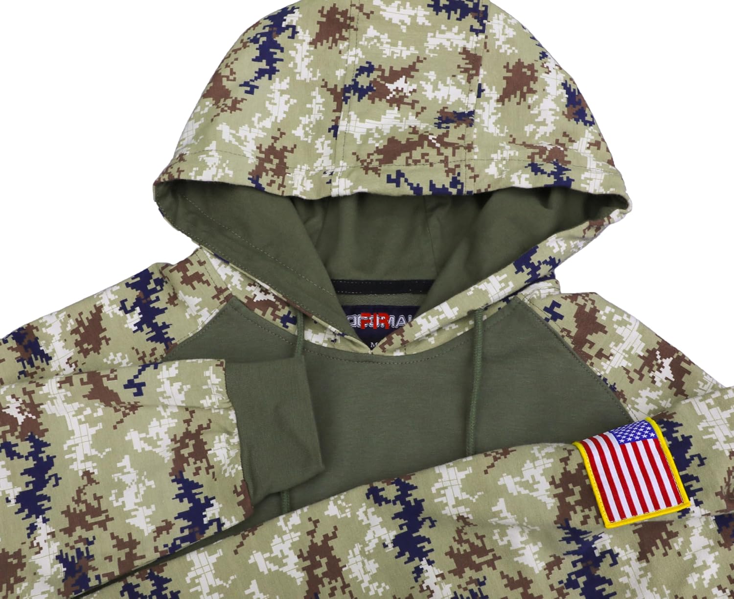 BOCOMAL FR Hoodies Camouflag Paisley Lightweight Pullover 7.5oz Cottoon Flame Resistant men's Hooded Sweatshirts NON FLEECE - Image 7