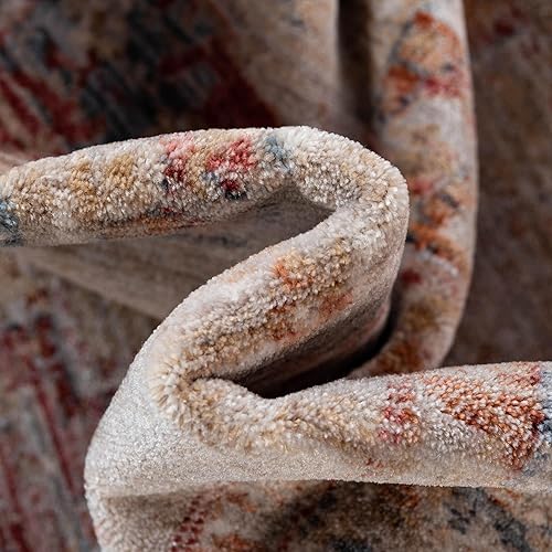 Miniatura 6 de Rugs.com Noble Collection - Alfombra redonda de 3 pies y 10 pulgadas, ideal para cocinas, comedores