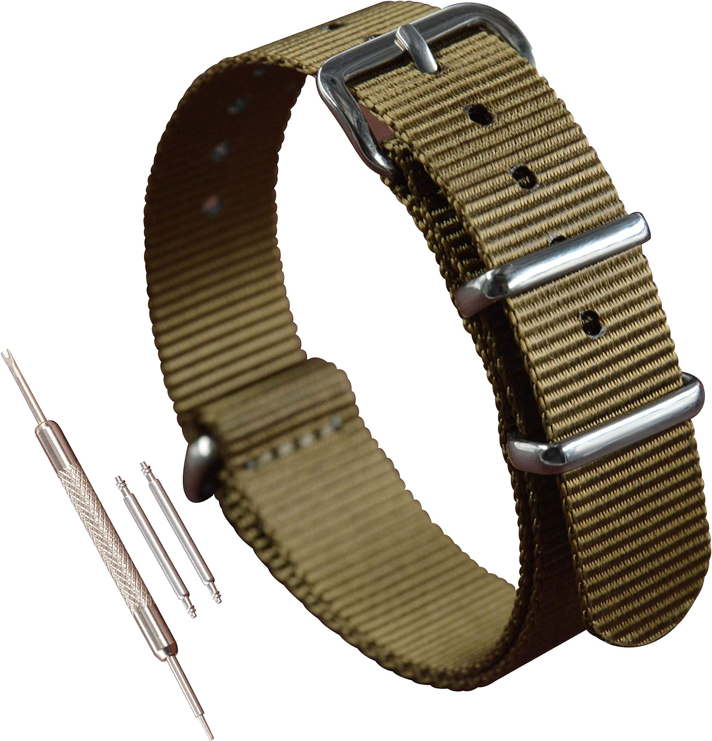 Thin Nylon Watch Strap Band Replacement(10-24mm)