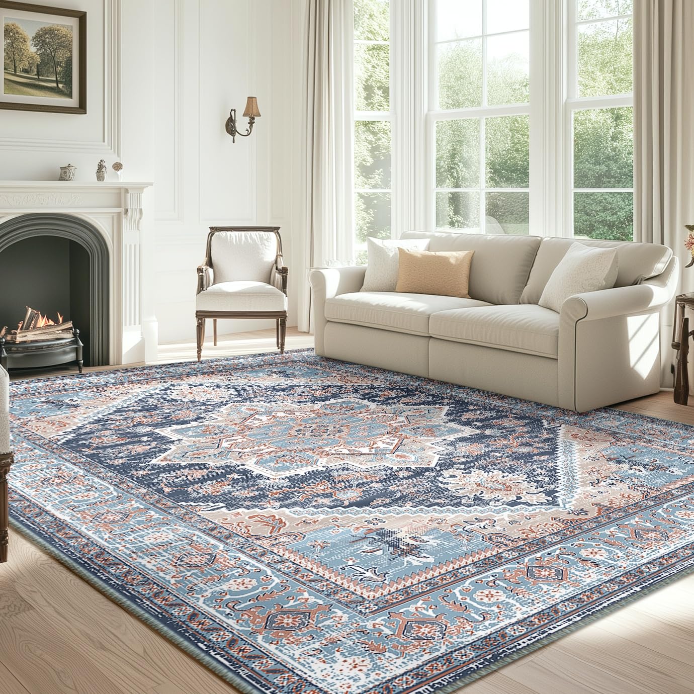 Amazon.com: BESTSWEETIE 6x9 Area Rugs for Living Room Washable Non
