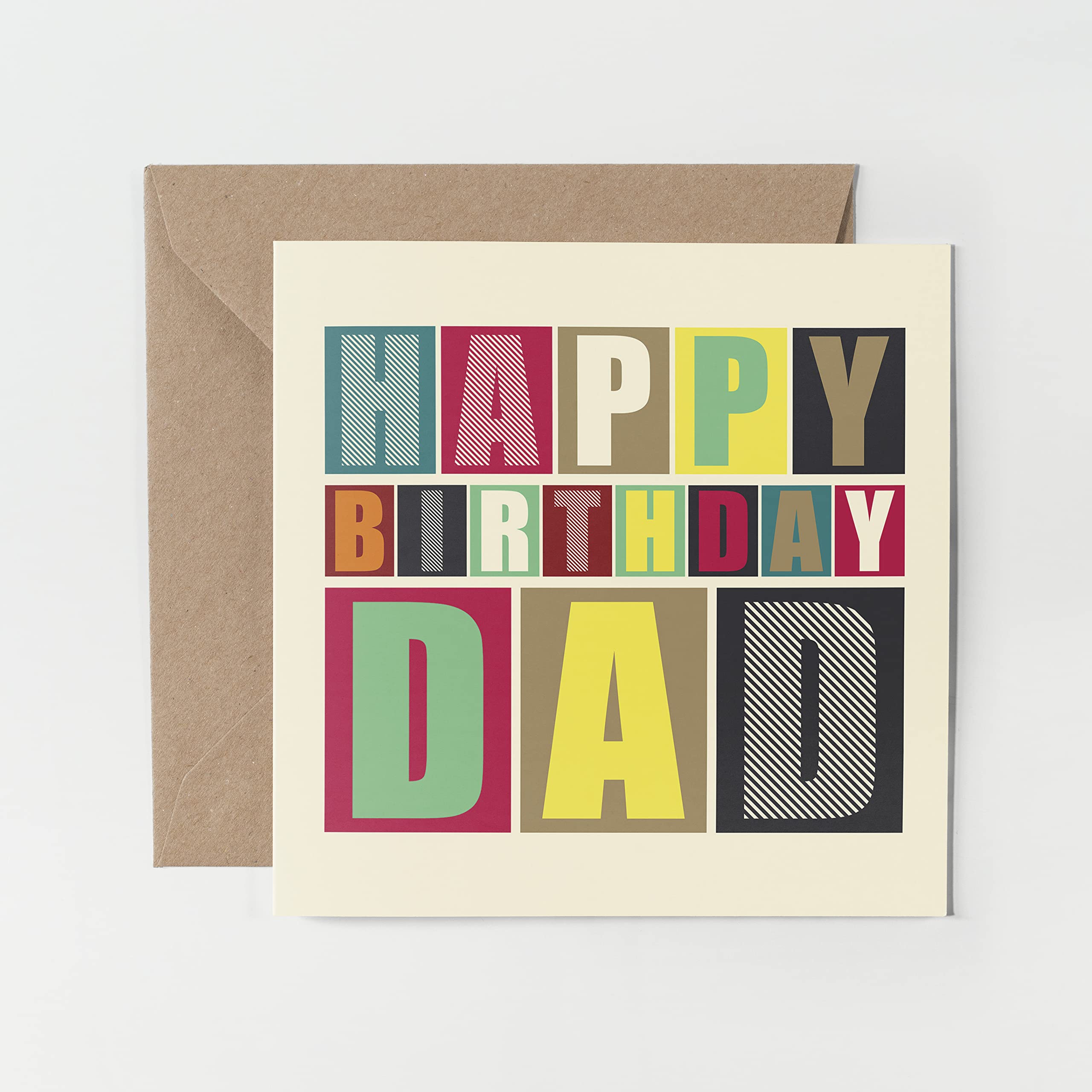 Biglietto di auguri per papà da figlia, figlio, moglie