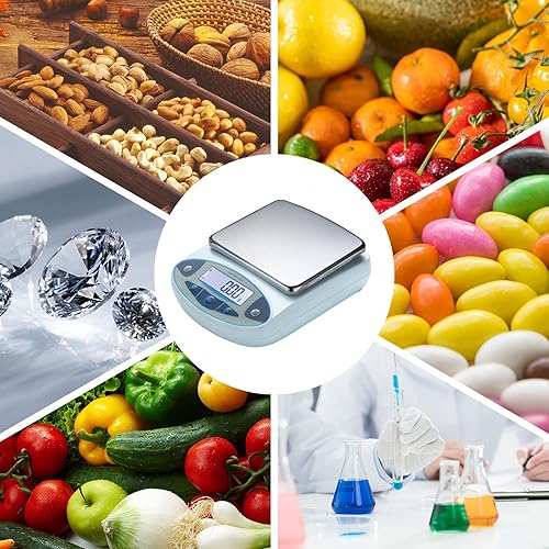 Miniatura 7 de RESHY Báscula de laboratorio 35.27 oz x 0.00 oz Analítica digital de alta precisión 0.00 oz Equilibrio de precisión de laboratorio Báscula de