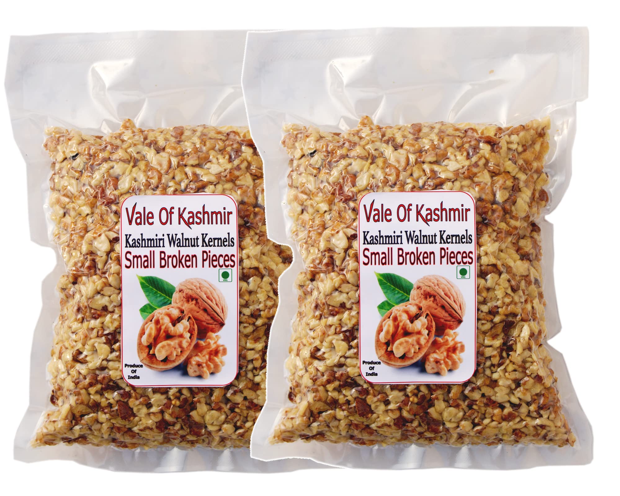 Vale Of Kashmir Walnut Kernels Small Broken Pieces Vacuum Packed 1 kg (500x2) Akhrot Giri Tukda Walnuts Without Shell (B0BFBBC18Y) Amazon Price History, Amazon Price Tracker