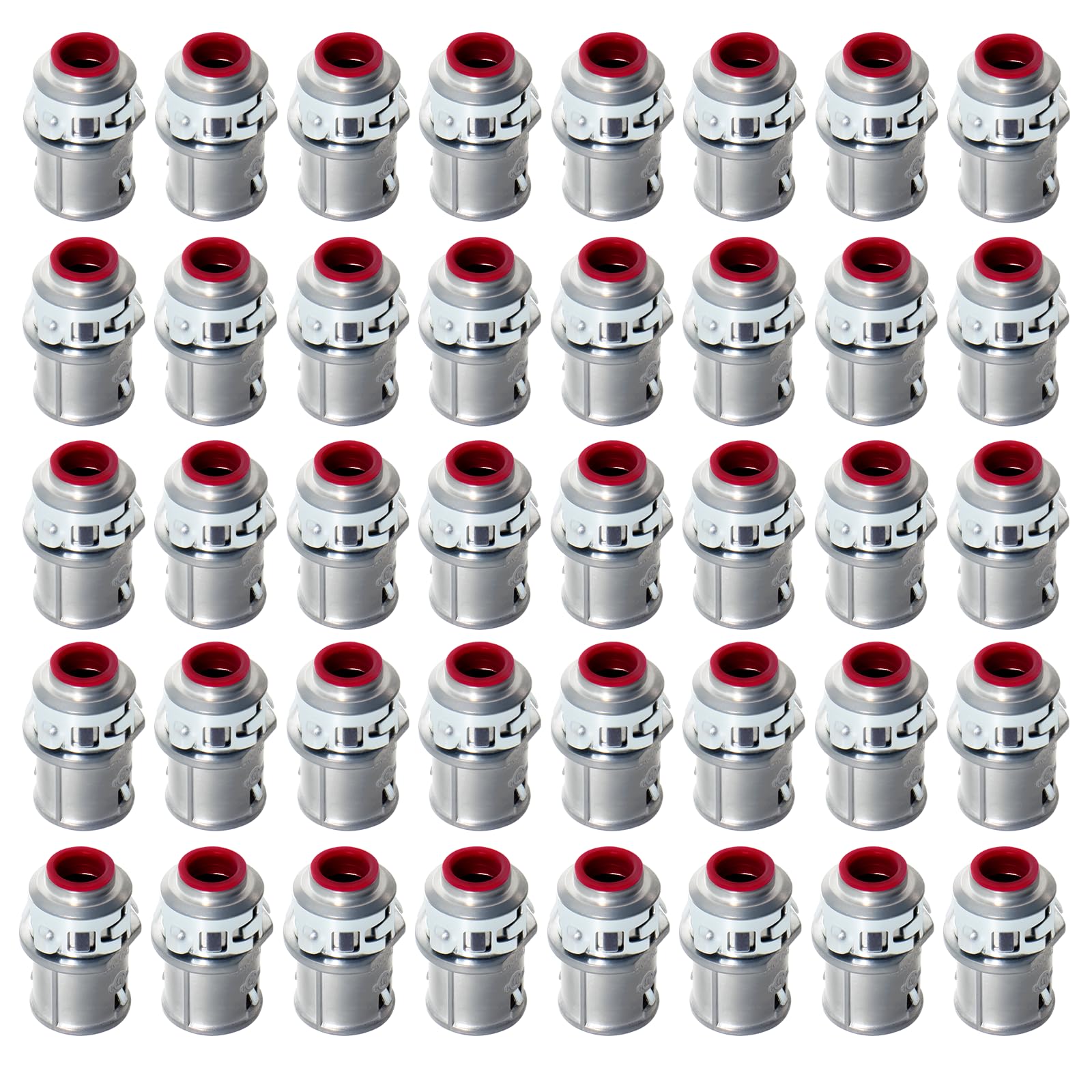 MAKERELE 3/8" Snap-in MC Connector for Steel &amp; Aluminum MC/AC Cable