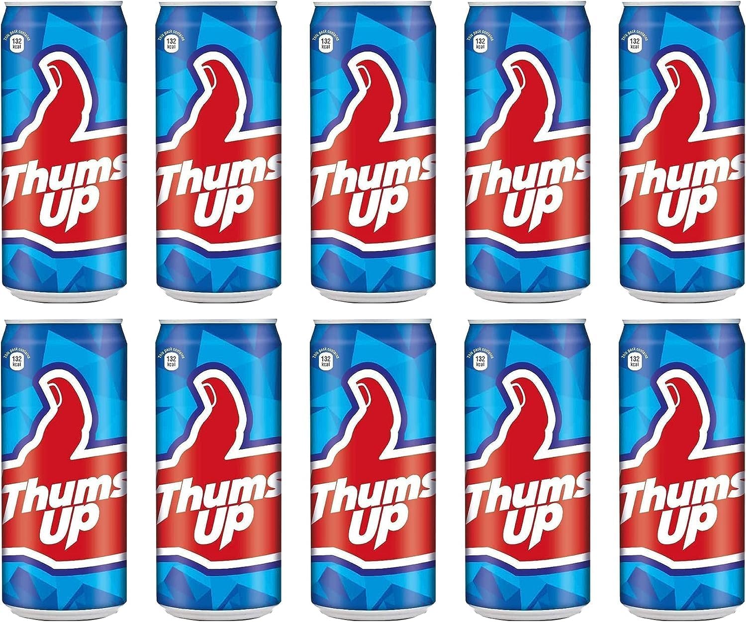 Delicious Flavored Drinks - Soft Refreshing & Irresistible Taste Beverages - Fun Drinking During Hot Summers Or Take Them on Picnics & Trips - Cool Drink To Break Your Thirst (Thums up Can 300ml_P 10)