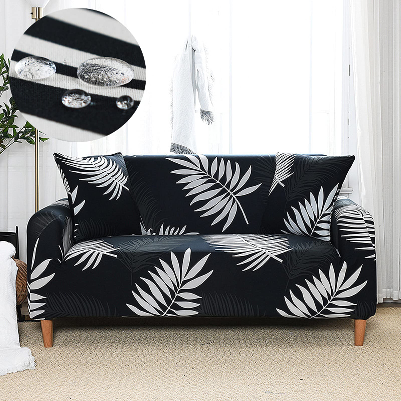 Housses de canapé imperméable extensible 4 places pour retrouver un salon sain