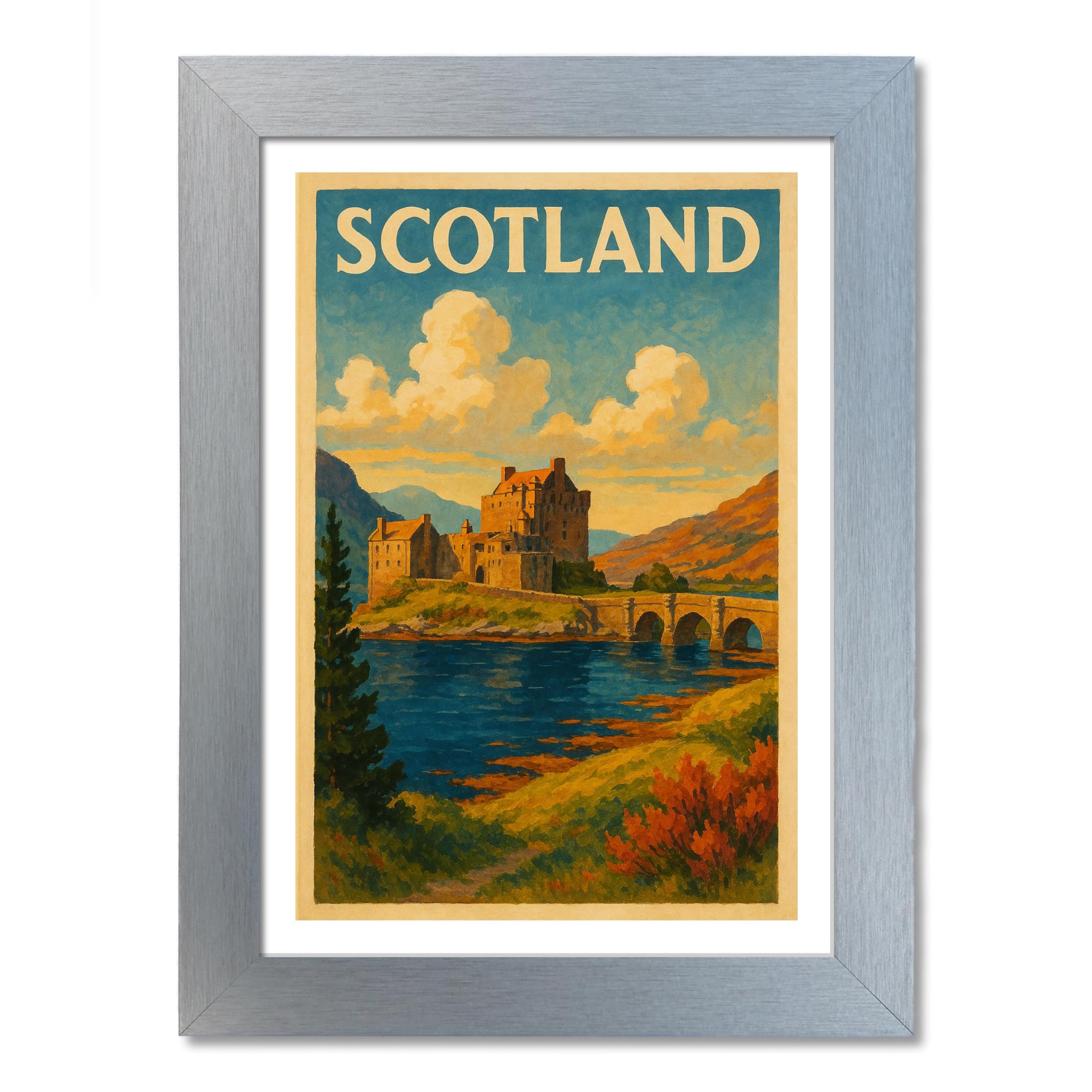 PIXPRINT Scotland Travel Poster โ 4330-a4bs