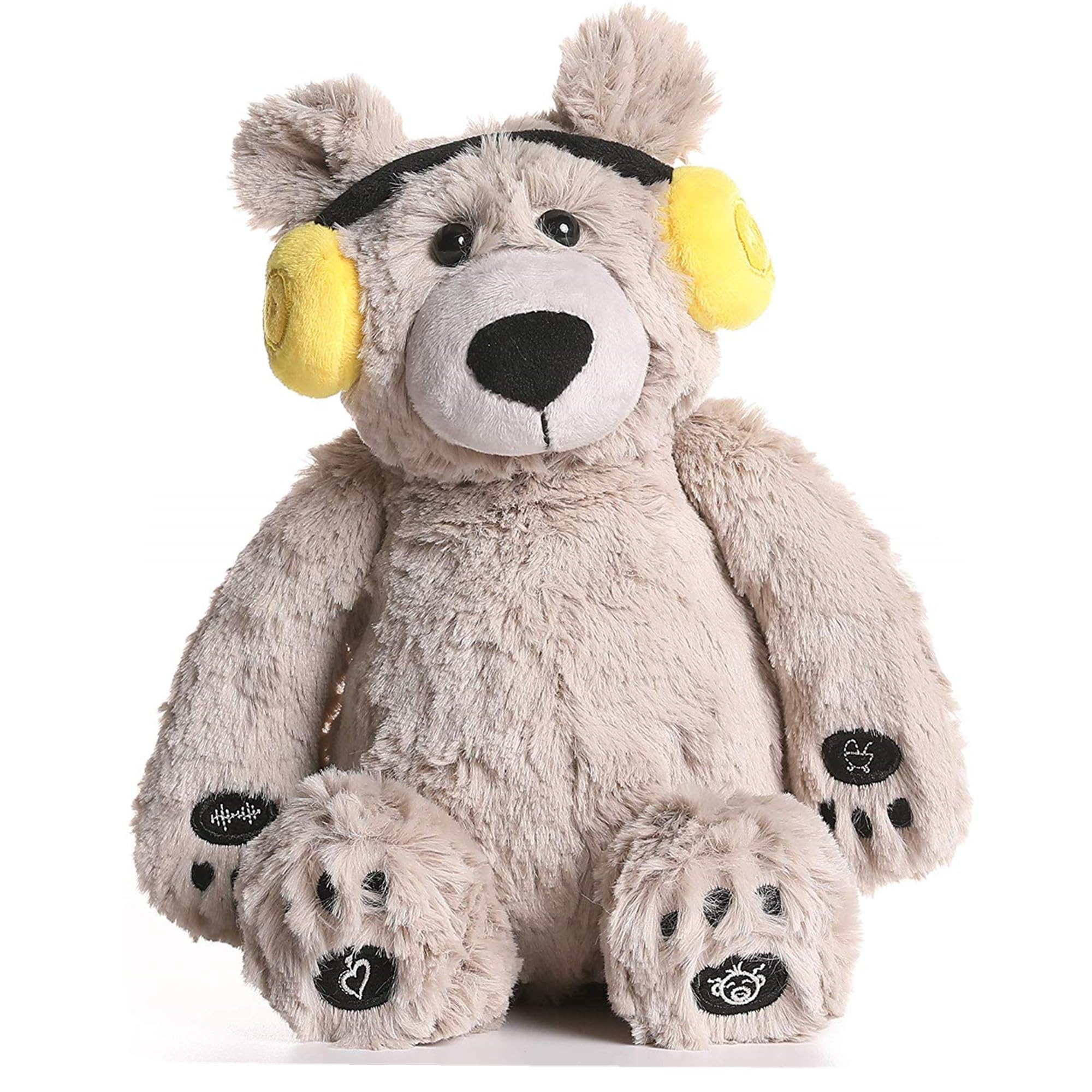 BEREST Baby Sleep Soother Cry Activated Sensor Toys, Heartbeat Bear for Babies, Plush Stuffed Animal for Newborn Infants, Babies Toy Vibrating with Mom’s Heartbeat,Baby Shower Gifts for Boys and Girls