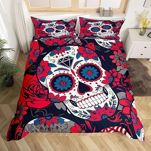 Miniatura 29 de feelyou - Juego de funda de edredón, diseño bohemio de mandala dorado; tamaños Gemelo, Completo, Queen y King; material de poliéster de microfibra