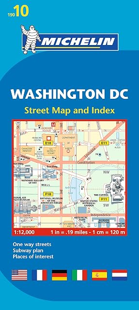 Portada de Plano MICHELIN Washington D.C