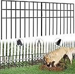 42.5ft(L) x 13in(H) Animal Barrier Fence, 30 Panels No Dig Garden Fence for Dog Rabbit, Rustproof Anti Digging Barrier, Garden Edging Border Ground Defense for Outdoor, Yard, Patio