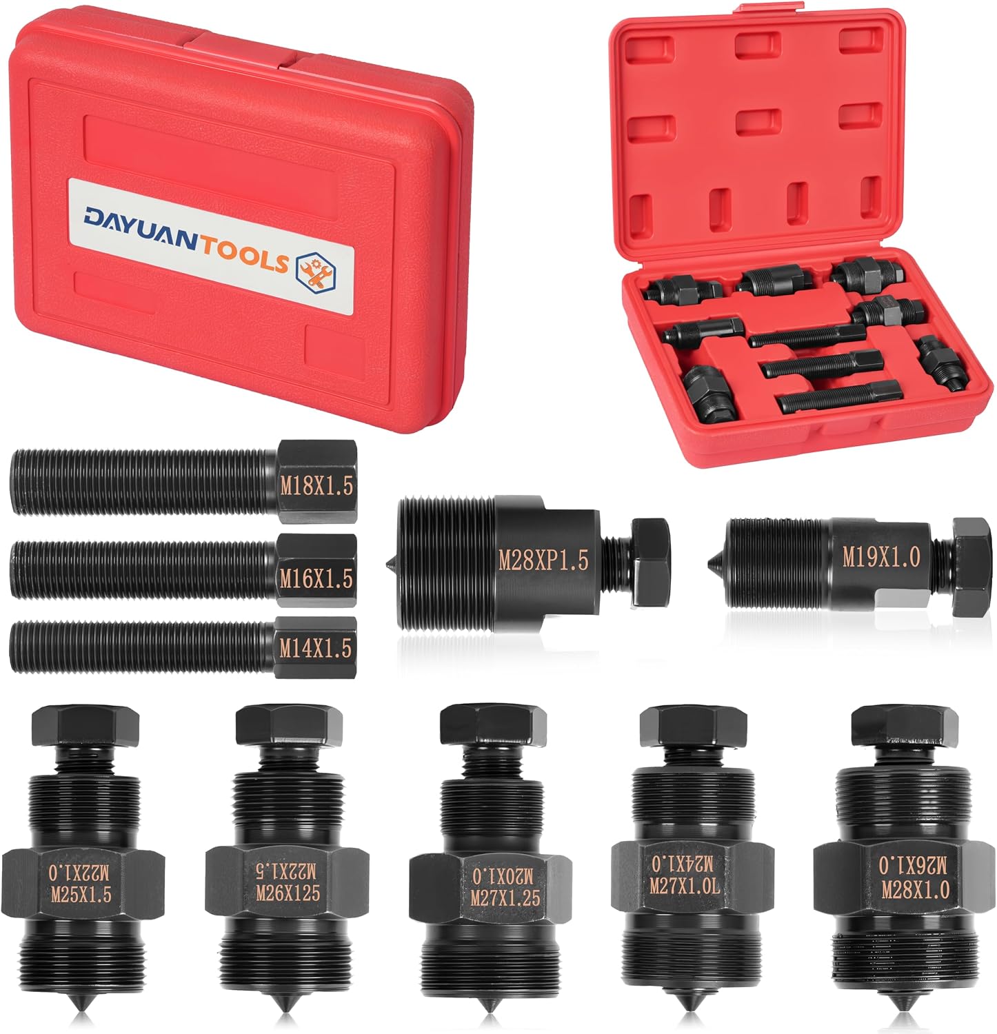 DAYUAN Motorcycle Flywheel Puller with 10Pcs Different Sizes of Pullers Kit