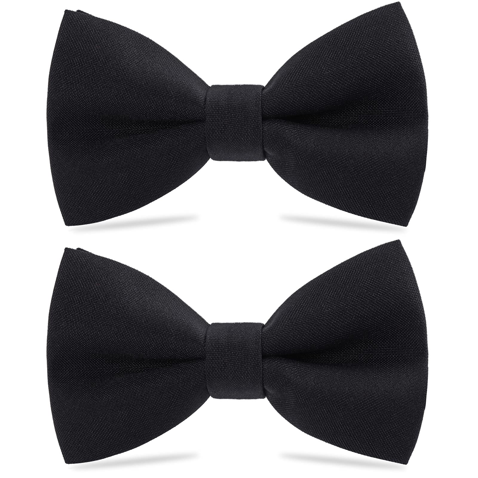 Classic Pre-Tied Bow Tie for Children & Adults Solid Color Adjustable Bowtie