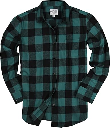 Womens green flannel Clearance