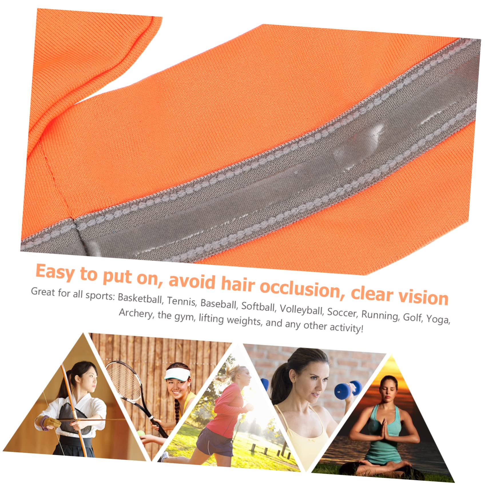 INOOMP 6 Pezzi Fascia Sportiva Allenamento Fascia Per La Testa Fasce Per Esercizi Palestra Fasce Per Atletica Fasce Per Boho Fascia Per Uomo Fasce Assorbenti Per Il Sudore Fascia