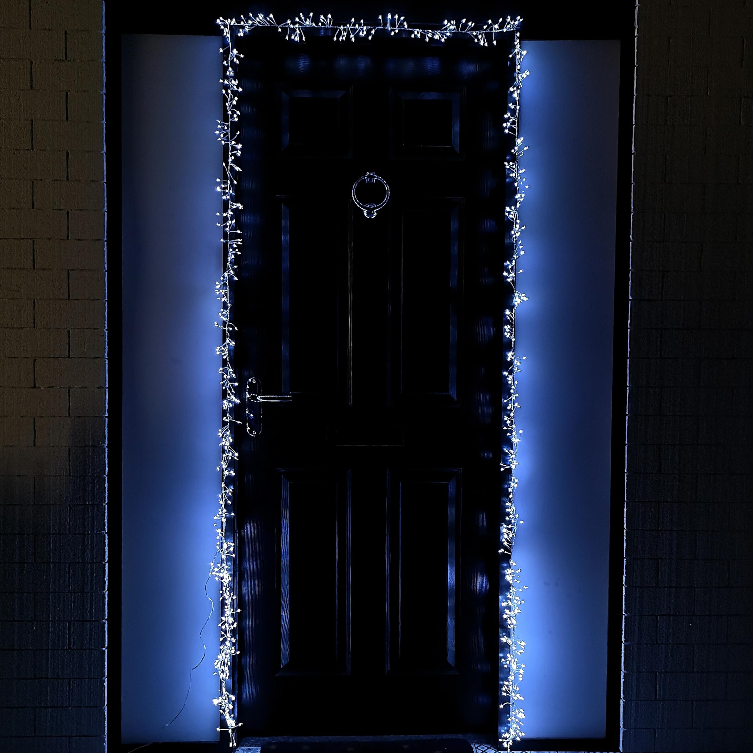 White 5.5M 880 Led Indoor Outdoor Christmas Door Lights In Cool
