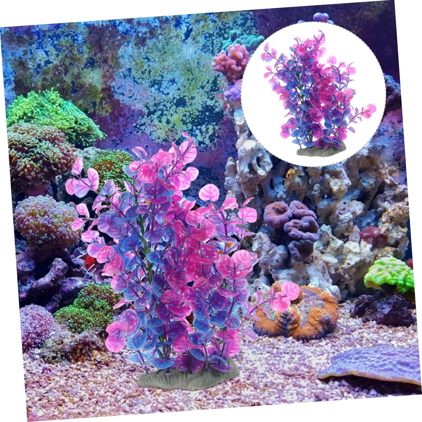BESPORTBLE 5St Aquarienlandschaft kunstpflanze kunstplflanze waterplants wasserpflanze Aquarium Gras Dekoration Landschaftsgras Wasser- Zuhause künstliche Pflanze kreative Tankanlage Plastik