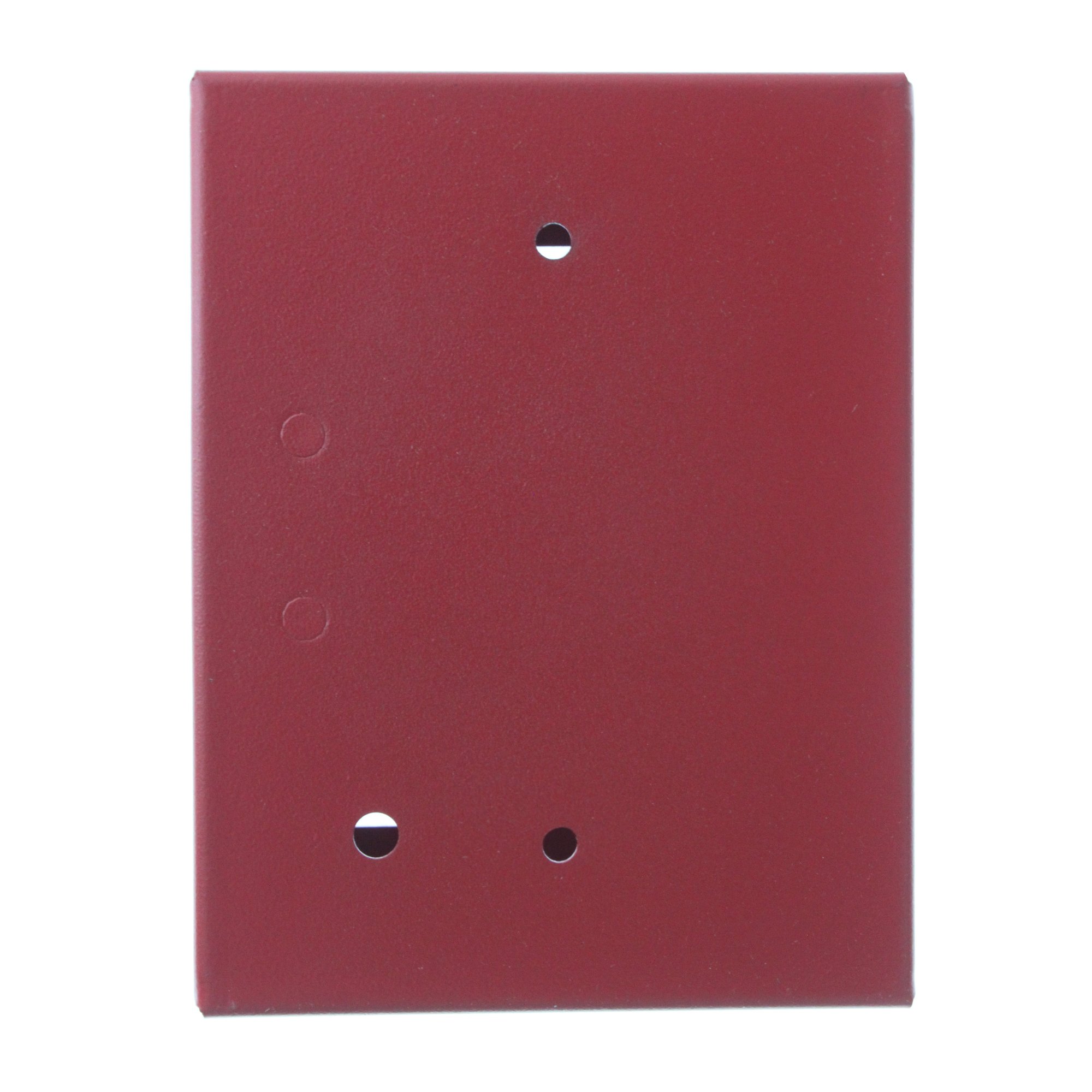 Caja Trasera De Montaje Simplex 2975-9145 - Roja, De Metal, Para Dispositivos A/V