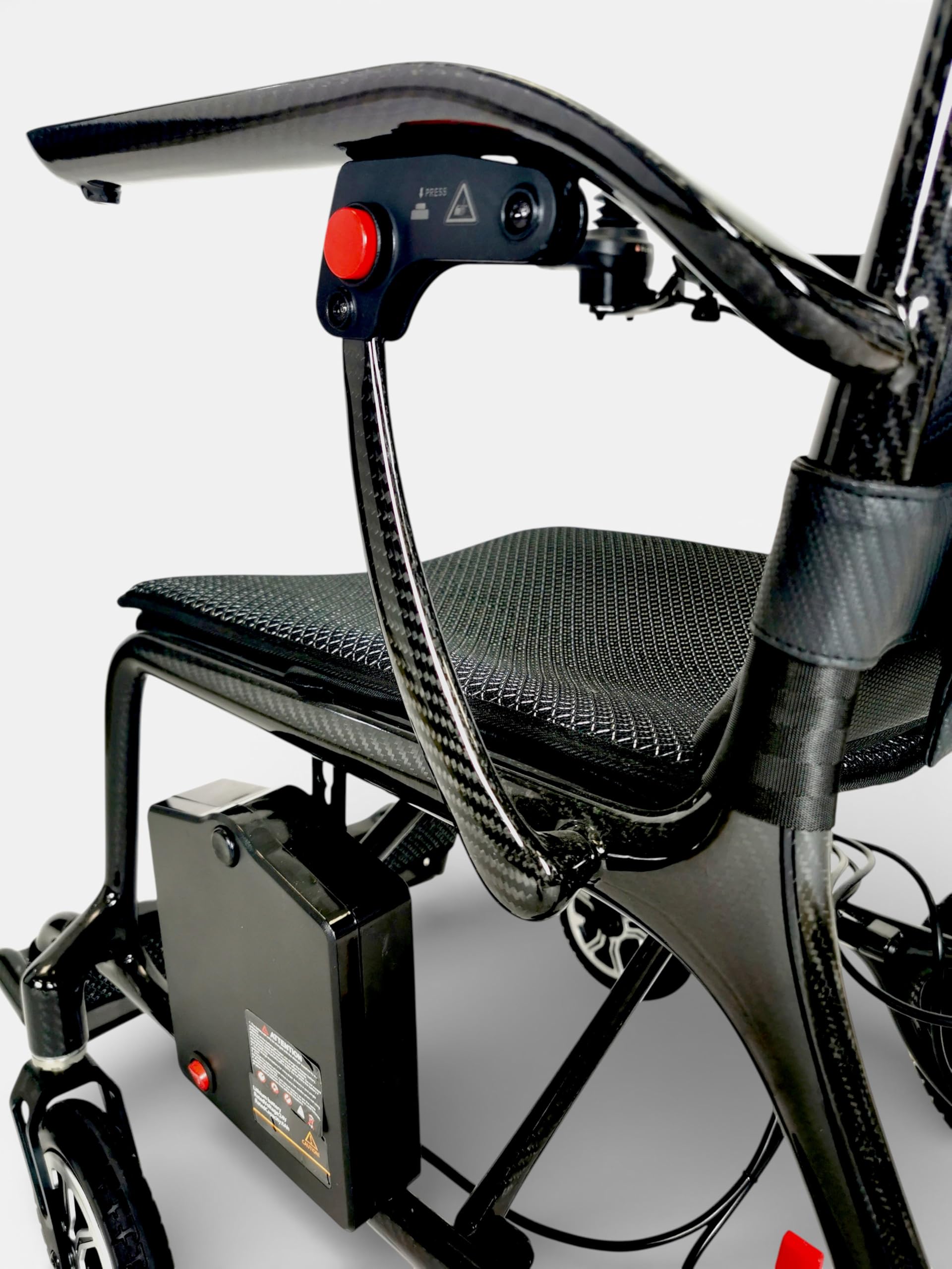 Silla de Ruedas Eléctrica MedicalPro S800 Plegable de fibra de carbono