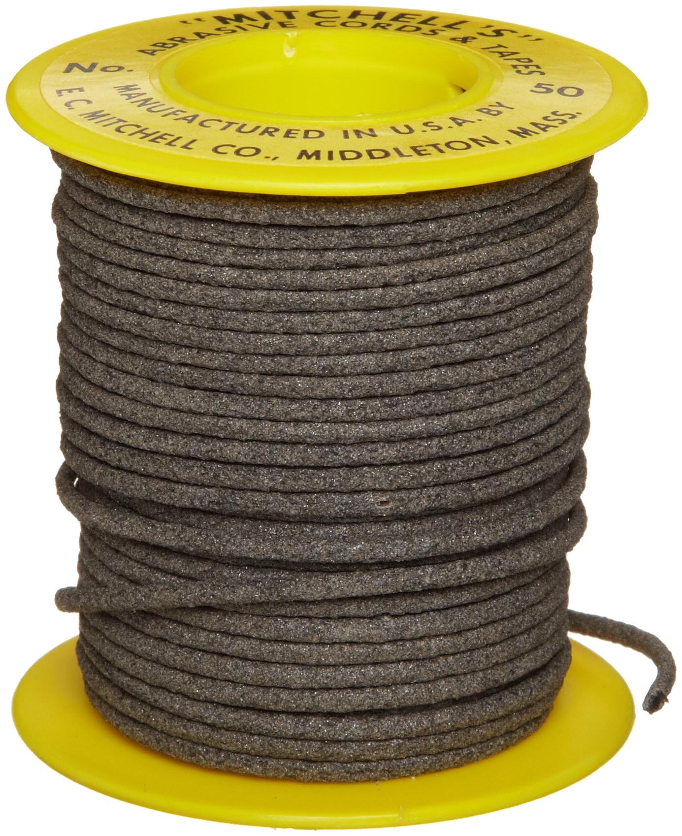 Mitchell Abrasives50 Round Abrasive Cord, Aluminum Oxide 180 Grit .070" Diameter x 50 Feet