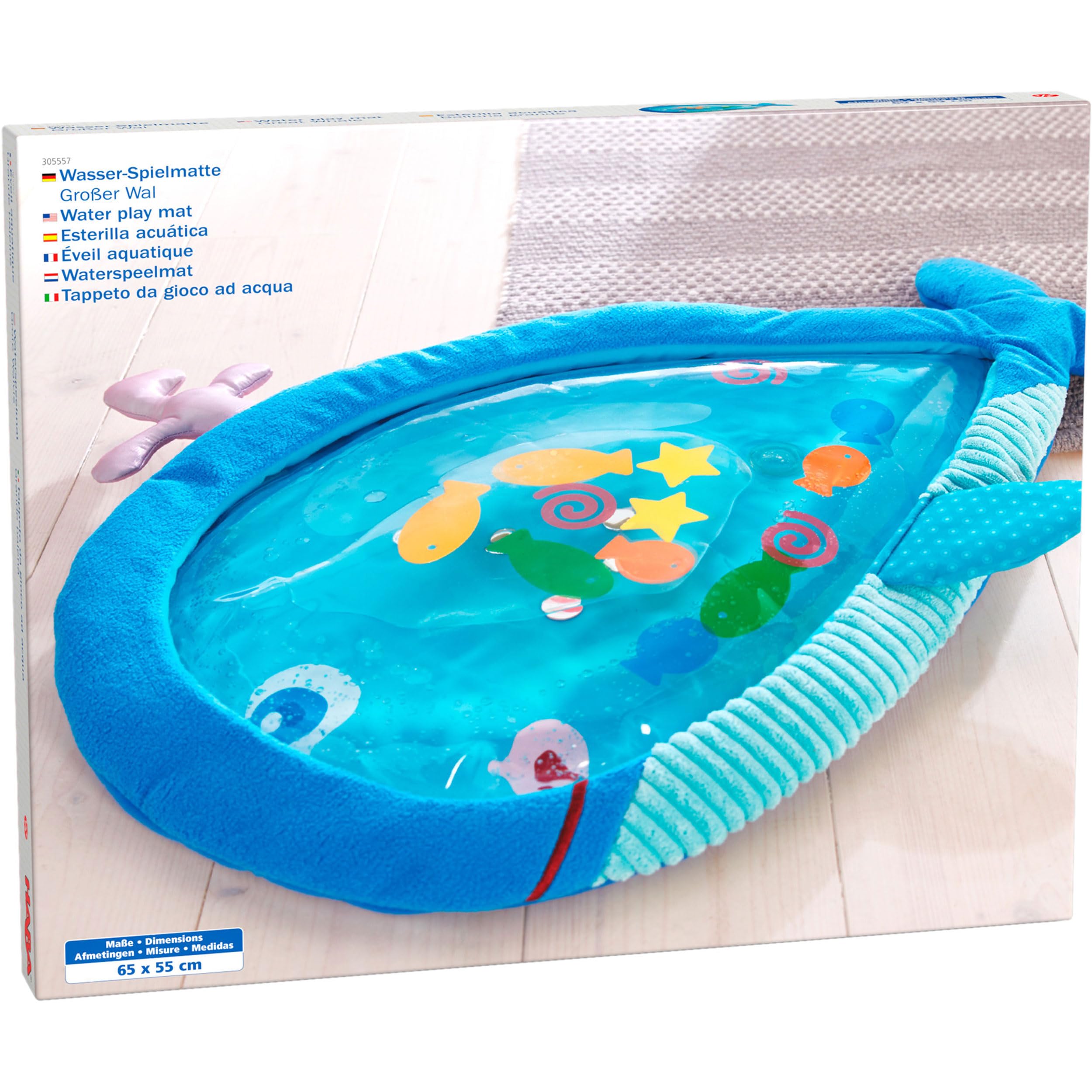 HABA Sales GmbH & Co. KG Tappetino da Gioco d'Acqua Grande Balena