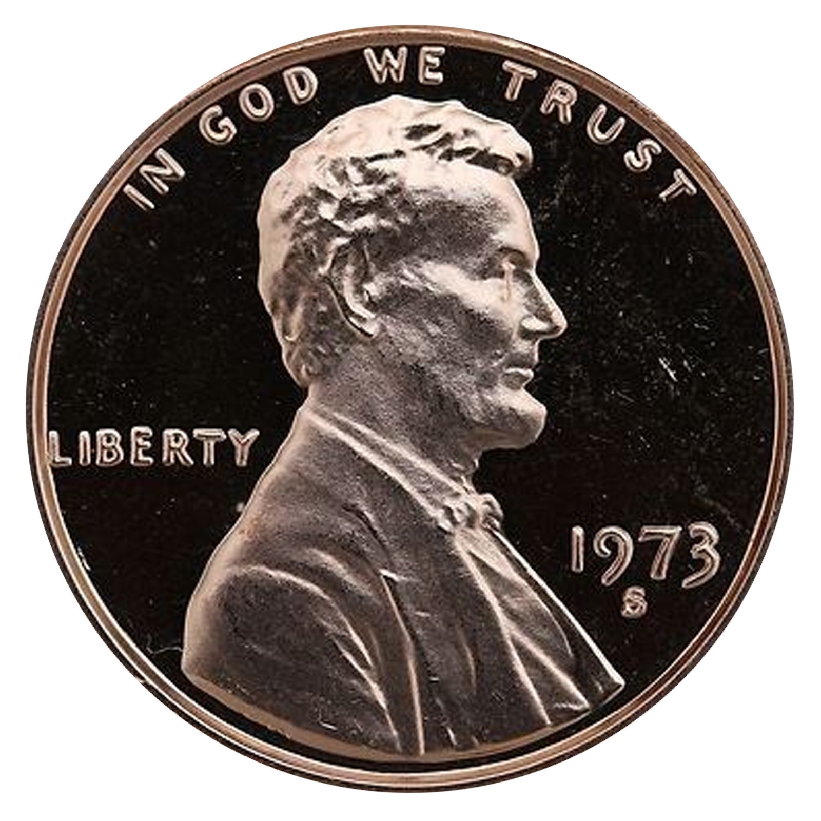 1973 S Gem Proof Lincoln Memorial Cent Penny US Mint Proof at