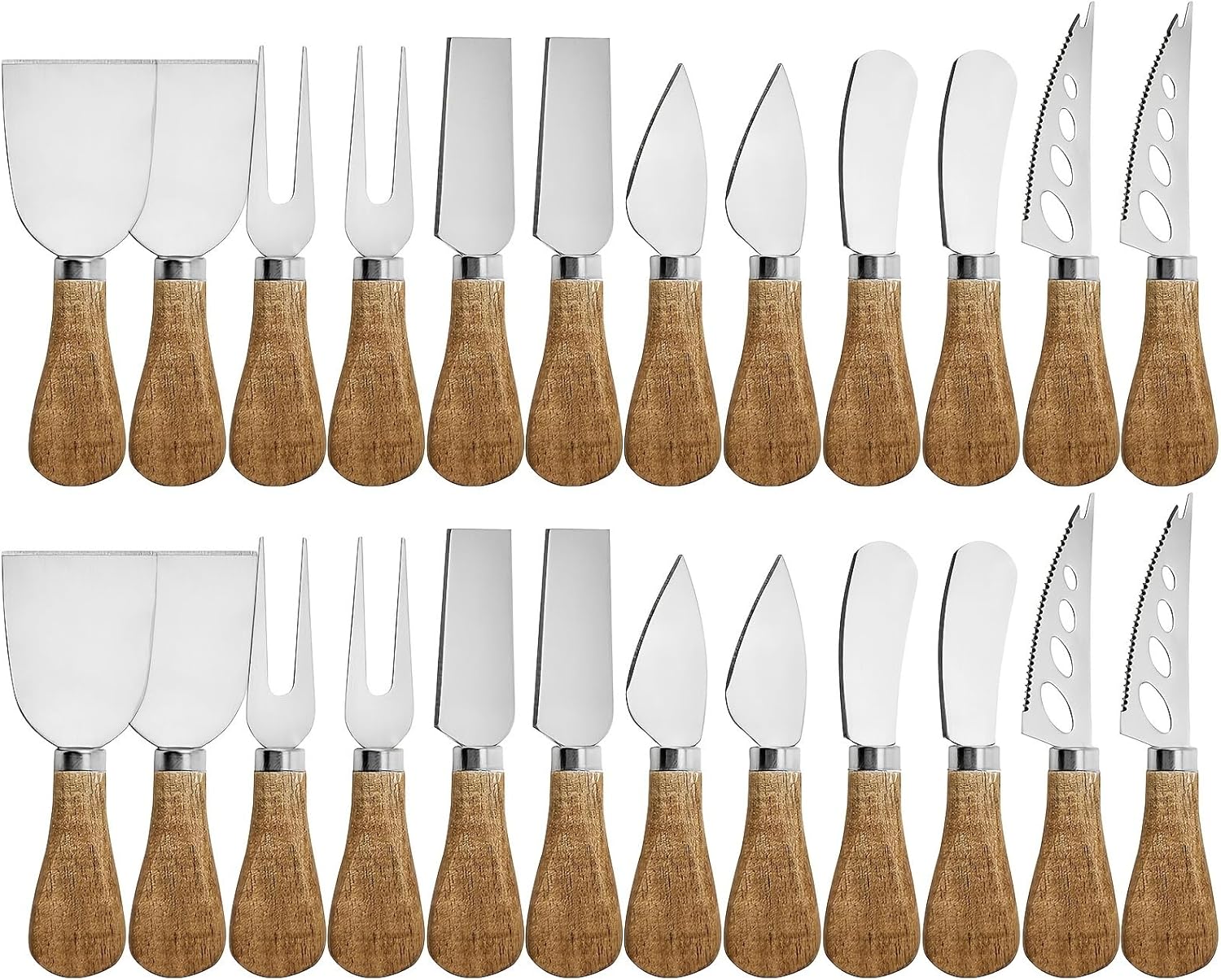 Charcuterie Board Accessories Spreader Knife Set Cheese Butter with Wooden Handles Mini Serving Tongs Spoons Forks Toothpick Flags for party Wedding Christmas (ABX-6) Charcuterie Board Accessories Spreader Knife Set Cheese Butter with Wooden Handles Mini Serving Tongs Spoons Forks Toothpick Flags for party Wedding Christmas (ABX-6)