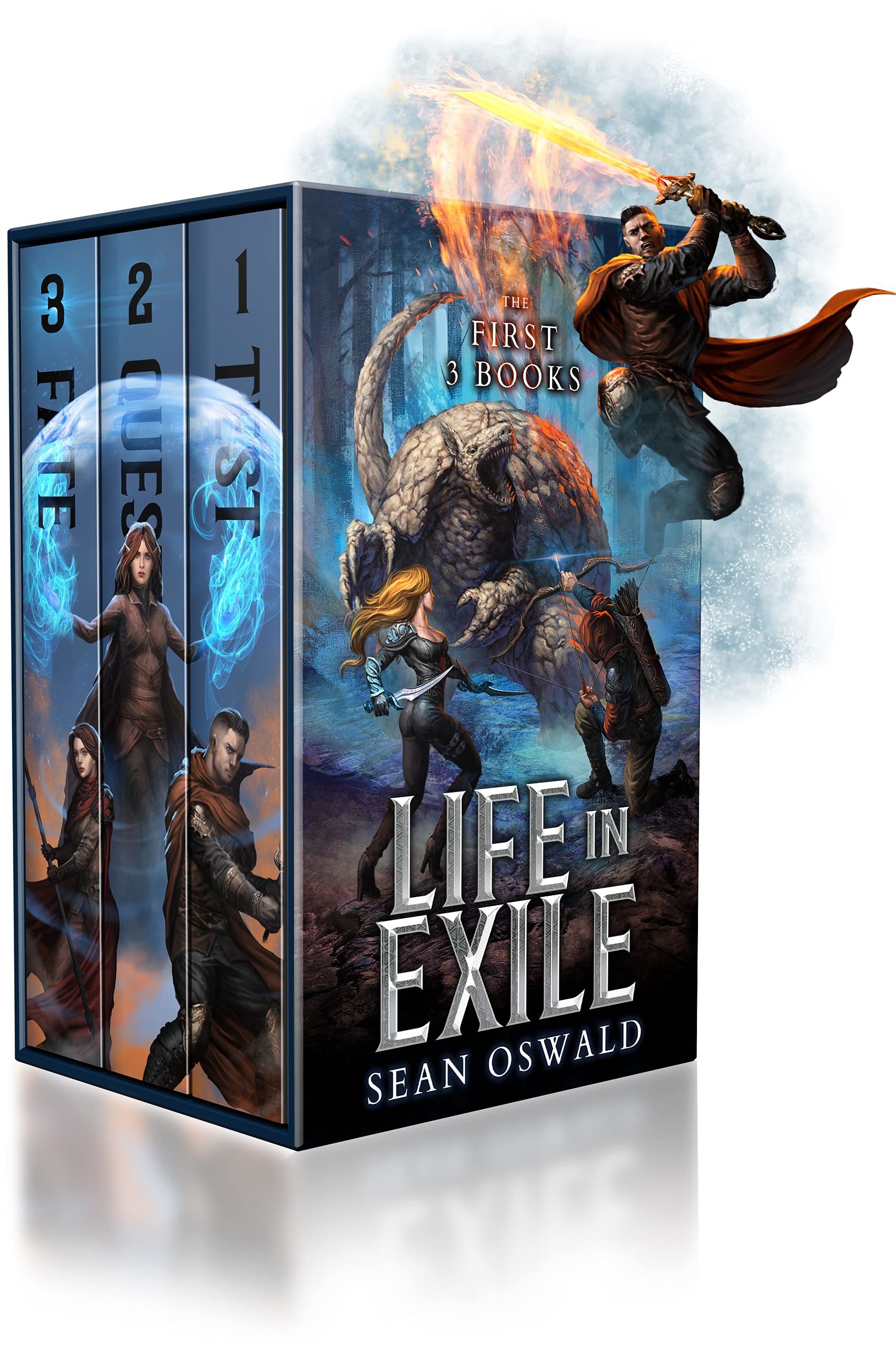 Life in Exile Books 1-3: A LitRPG Series Box Set
