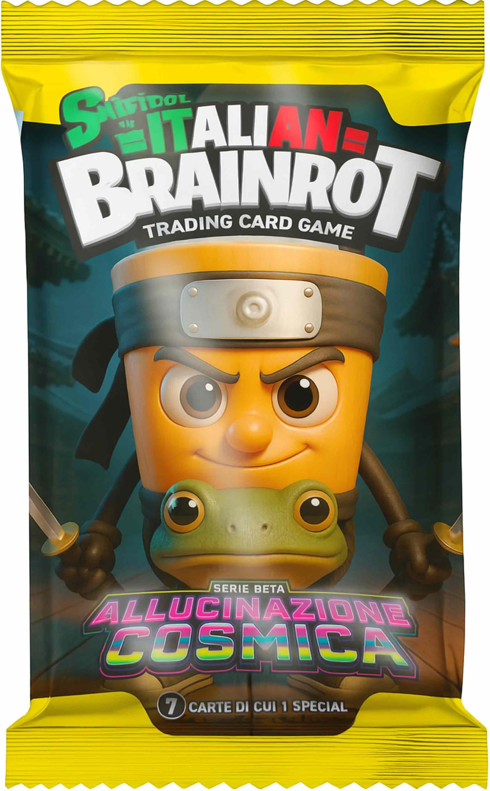 Skifidol Brainrot Trading Card Game, Allucinazione Cosmica Serie Beta, Super Box da 30 Bustine