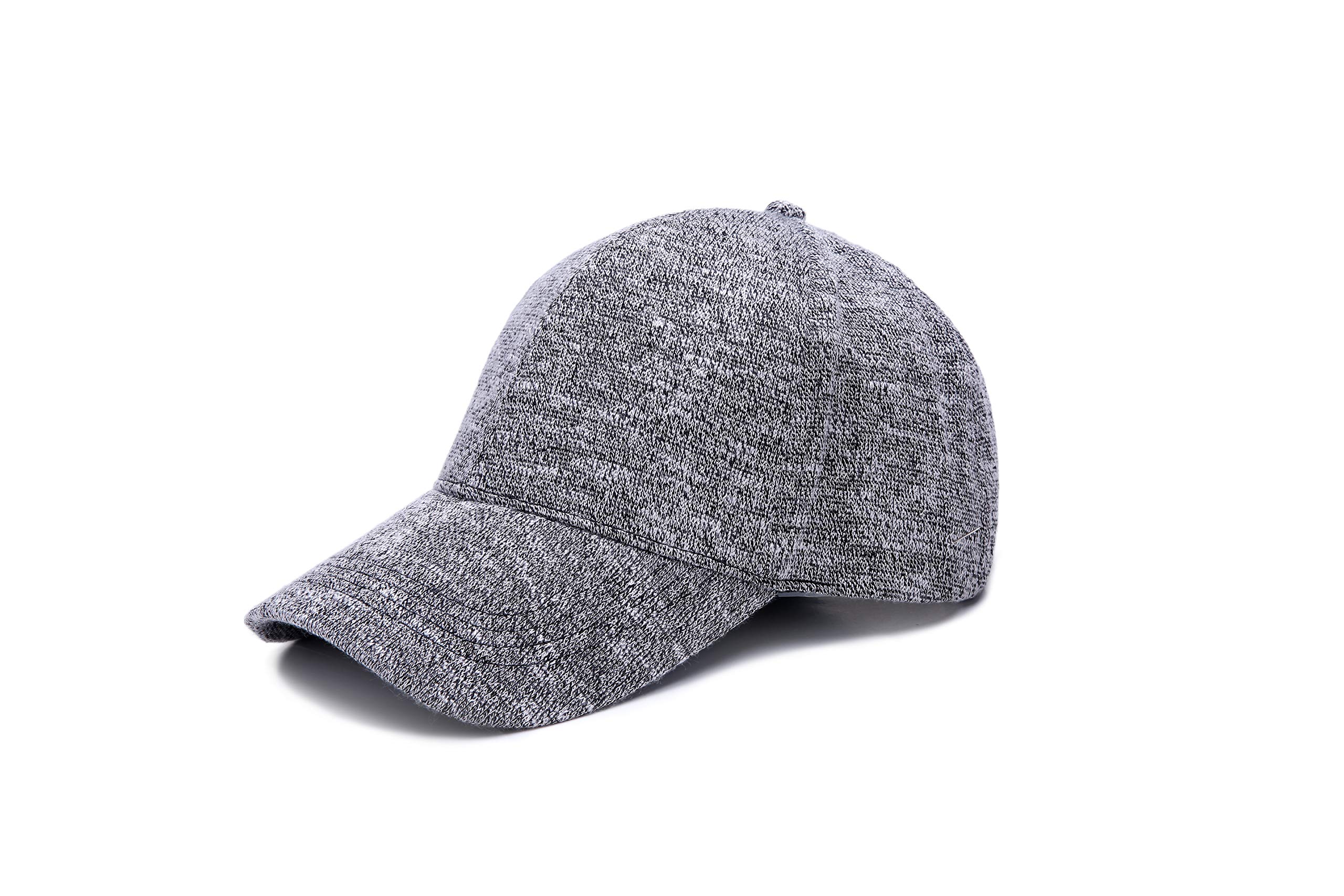 JOOWEN Unisex Knitted Textured Baseball Cap Soft Adjustable Solid Dad Hat for Women Men