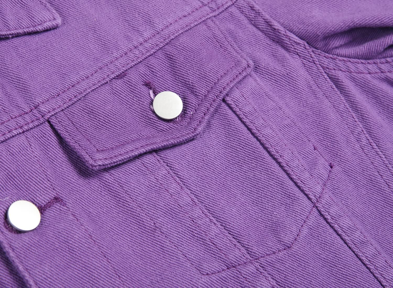 LZLER Men's Denim Jackets Distressed Destroyed Classic Vintage Slim Fit Ripped Fashion Trendy Trucker Jean Jackets - Image 4