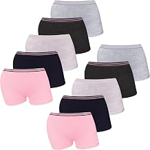 loreza   girls' knickers set of 10 hipster cotton underwear size 92-158