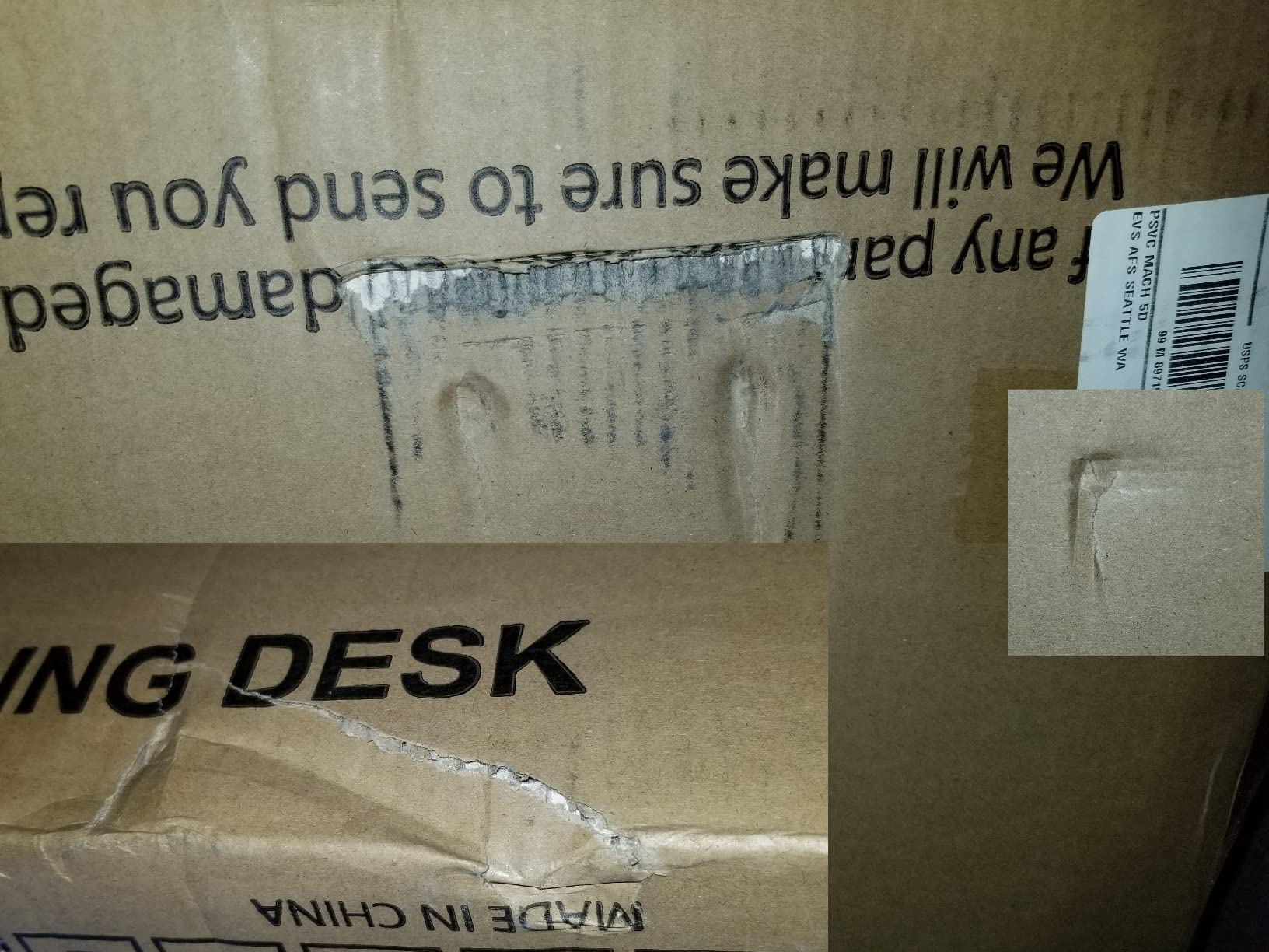 17/mo Finance DESINO Gaming Desk 47 Inch PC Computer Desk, Home