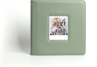 MUZIRI KINOKOO Álbum de fotos de 288 bolsillos para cámara instantánea Instax WIDE 400/WIDE EVO, álbum de piel sintética para cámara Polaroid/Wide 300/WIDE 210, colección de películas de 4.25 x 3.4