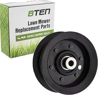 8TEN Flat Idler Pulley for Exmark Toro 32 38 42 50 and 54 inch Deck Quest E-Series S-Series Timecutter 106-2175