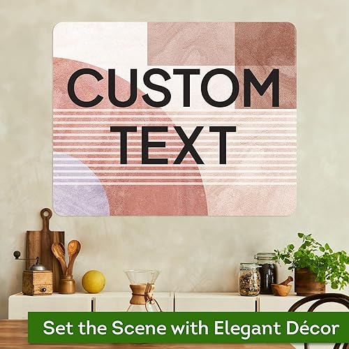 Miniatura 816 de My Sign Center - Letrero personalizado, 11 colores de fuente, 13 estilos de fuente, 4 opciones de agujero, 22 tamaños, 8 x 32 pulgadas, sin óxido,