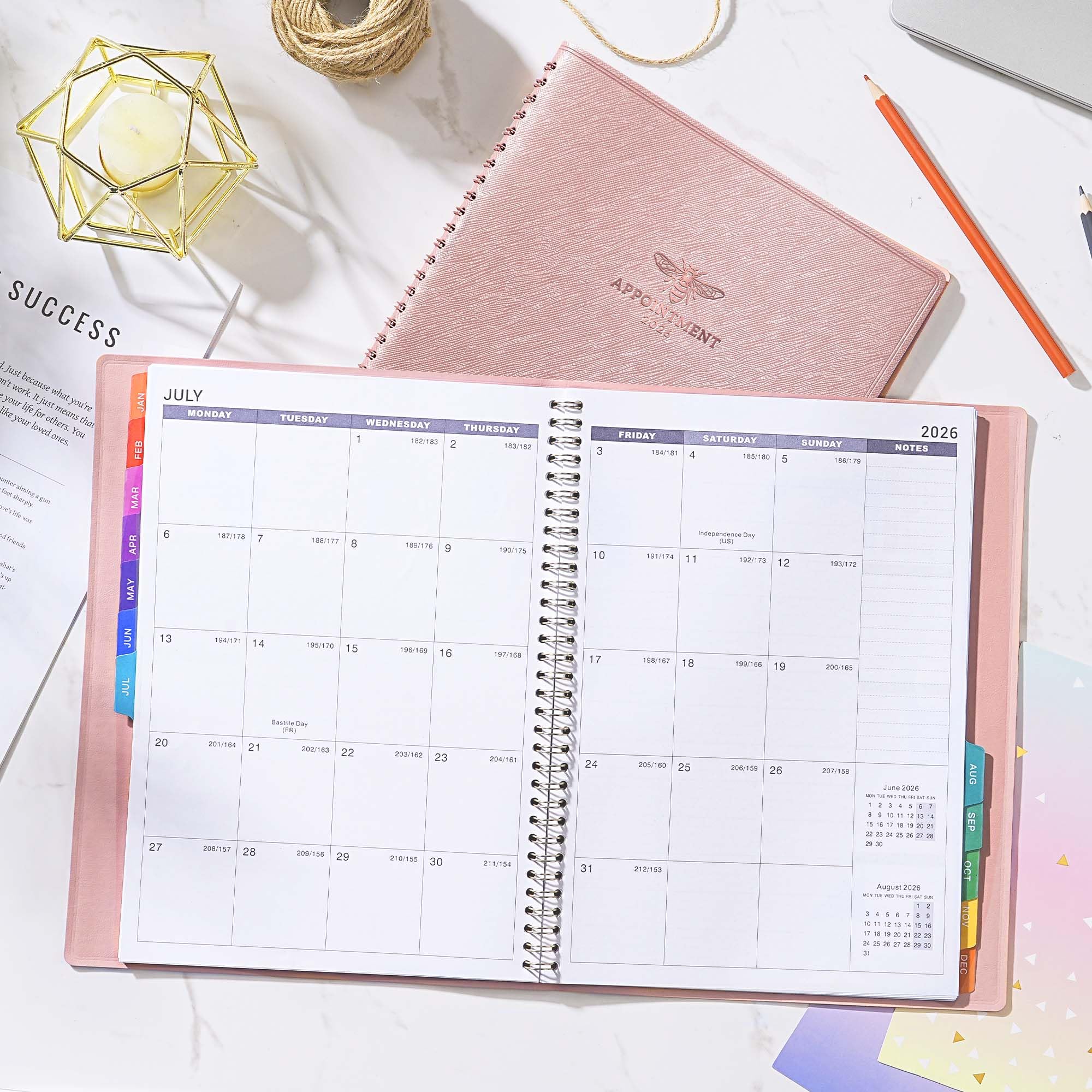 Indeme 2026 Appointment Book - Weekly Appointment Book India - View #4