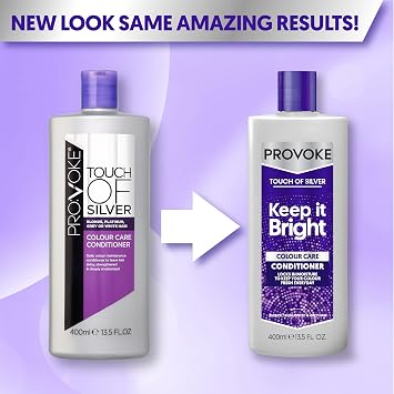 PROVOKE Touch Of Silver Colour Care Conditioner, Purple, 400ml