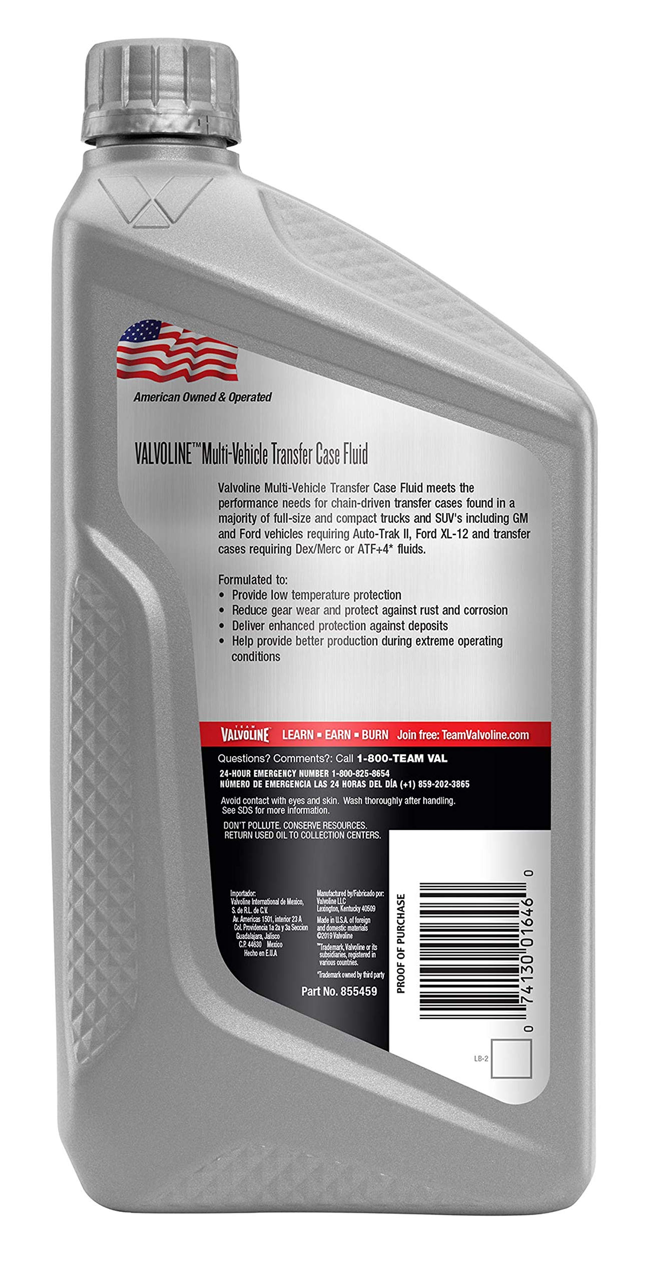 Amazon Com Valvoline Multi Vehicle Tcf Conventional Transfer Case Fluid 1 Qt Case Of 6 Everything Else Amazon Com Valvoline Multi Vehicle Tcf Conventional Transfer Case Fluid 1 Qt Case Of 6 Everything Else