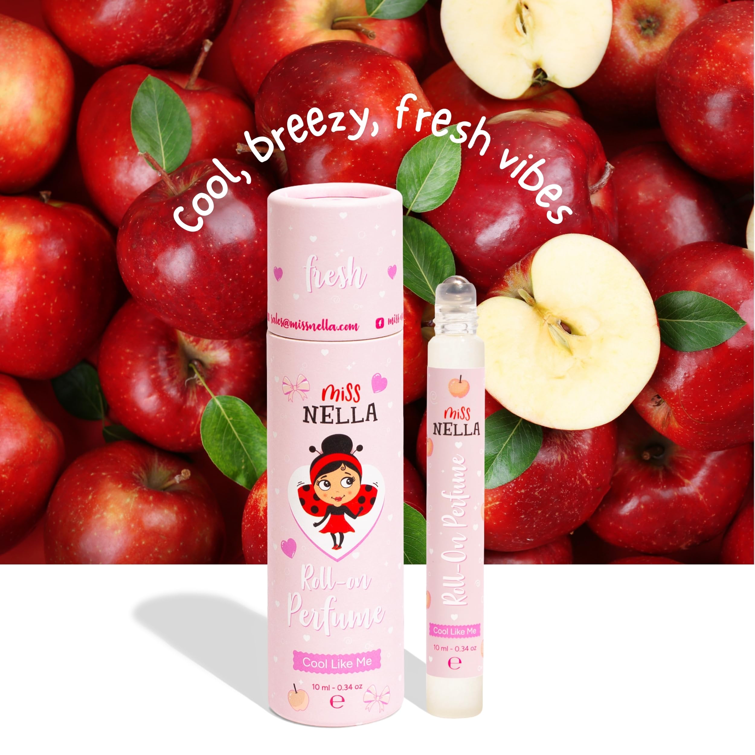Miss Nella Cool Like Me- Olio profumato, delicato e non tossico per bambini, formula a base naturale