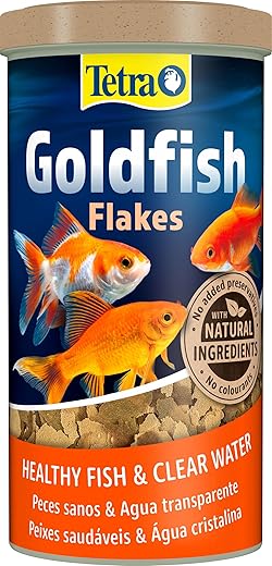 Tetra – Comida para peces de agua fría Tetra Goldfish Escama. 1 L