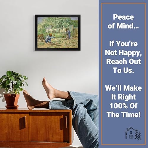 Miniatura 5 de First Steps by Vincent Van Gogh - Póster enmarcado para decoración de pared, pintura de obras de arte finas, pósteres de reproducción de cuadros e