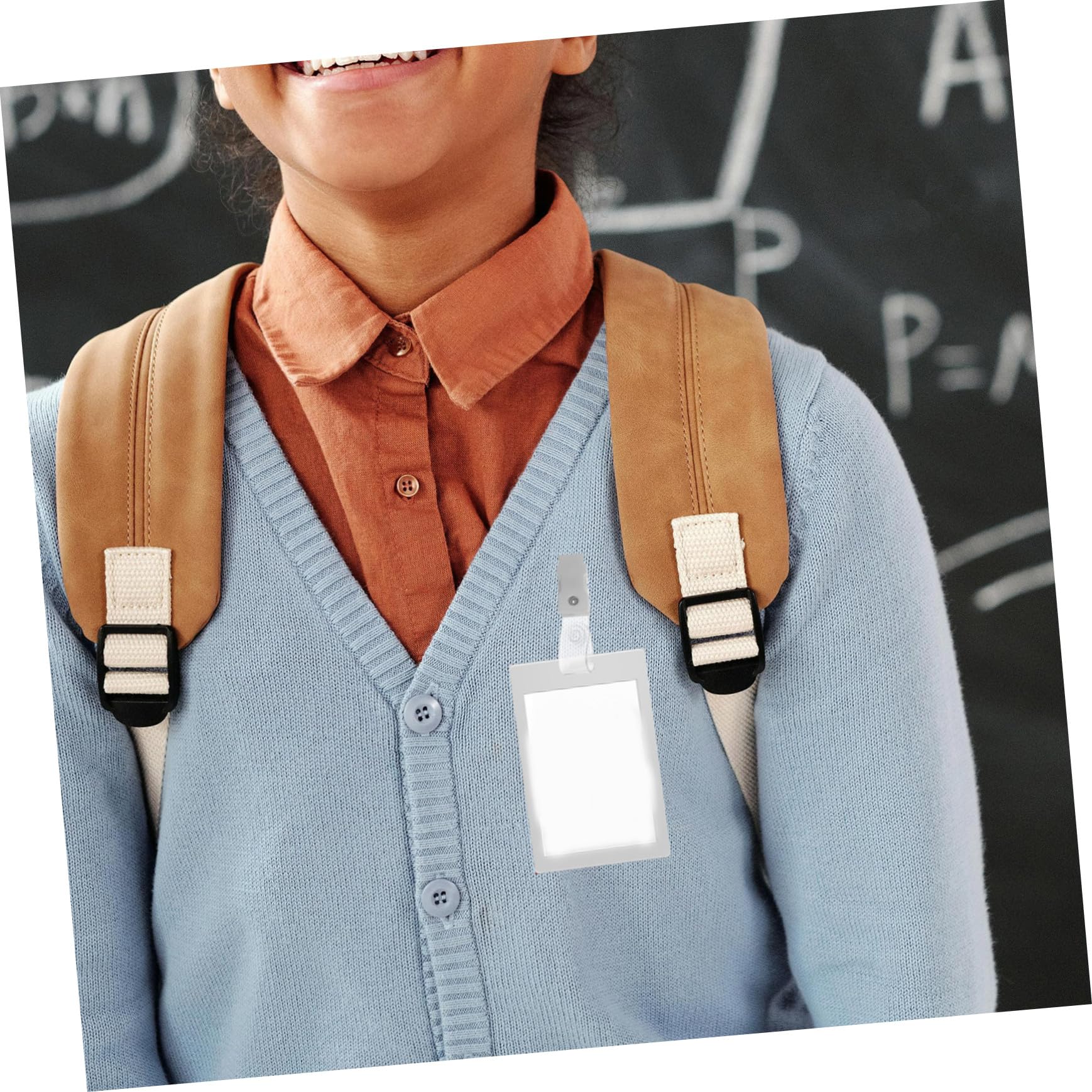 DOITOOL Clip per Badge in Plastica Pvc Rigida 100 Pezzi con Design Semplice e Resistente, Porta Badge Portatile per Lavoro e Ufficio