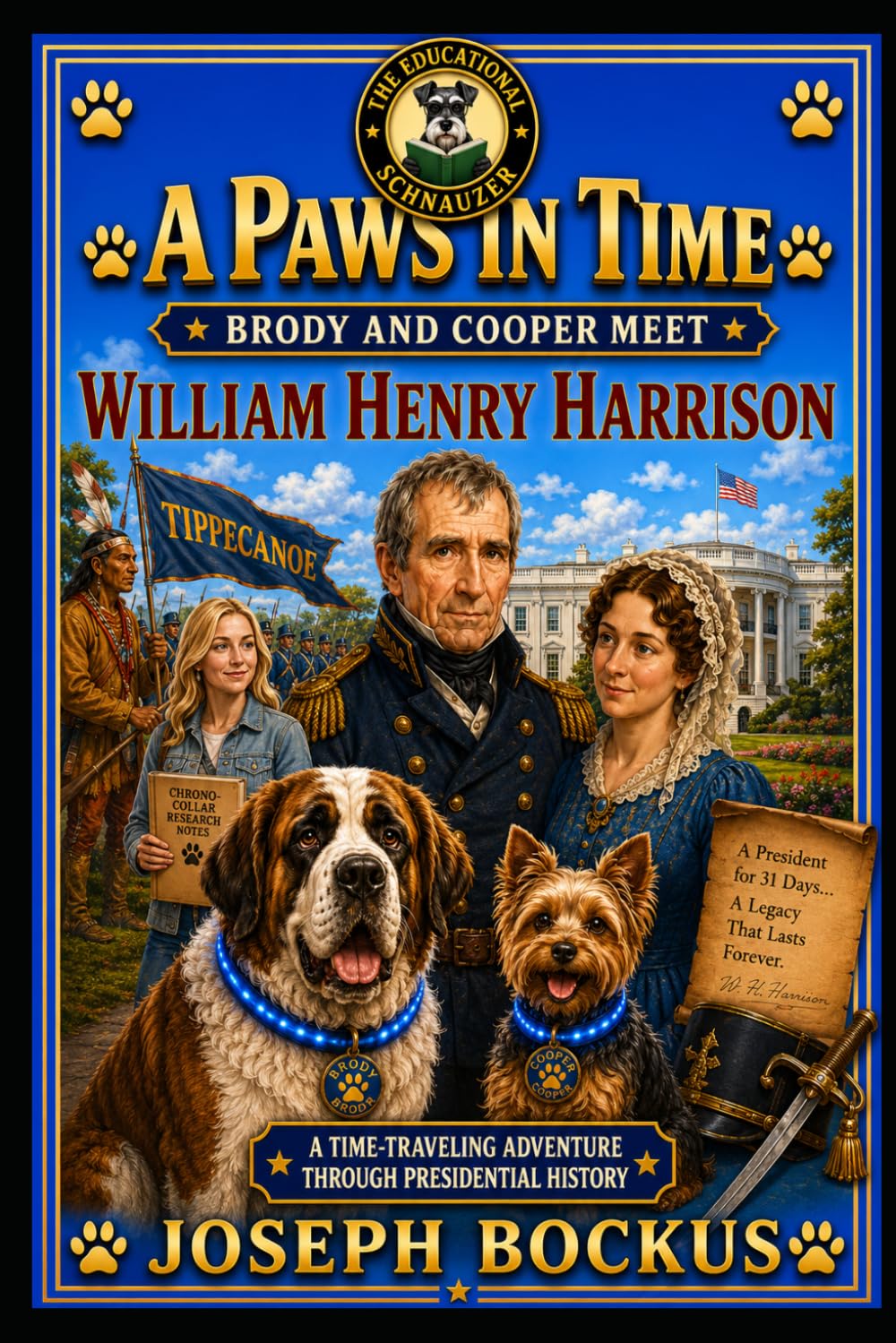 A Paws In Time: Brody and Cooper Meet William Henry Harrison: 9 (A Paws in Time: Brody and Cooper Meet The Presidents)