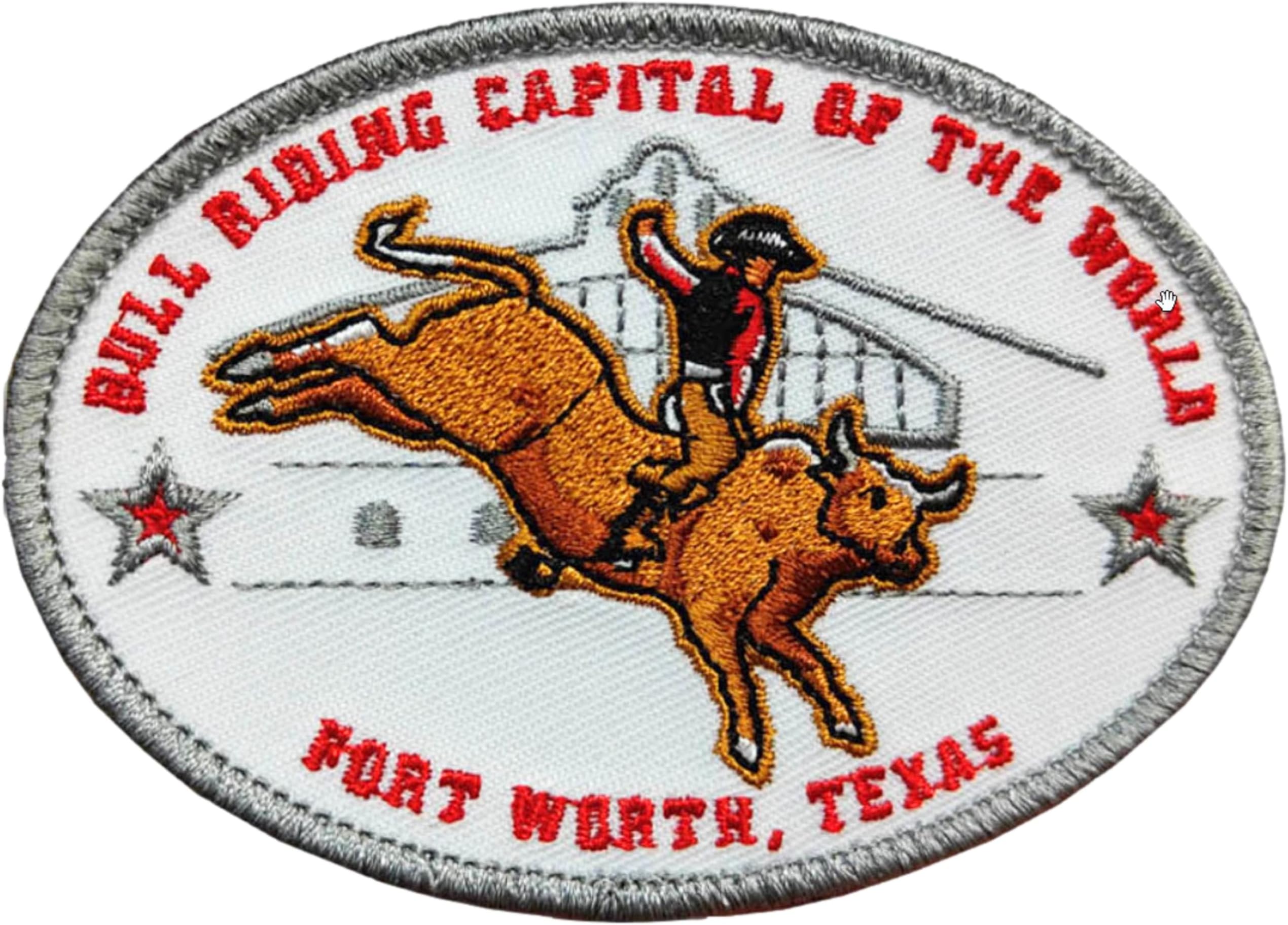 Amazon.com: BULL RIDING CAPITAL OF THE WORLD - Vest Patch for Bull ...