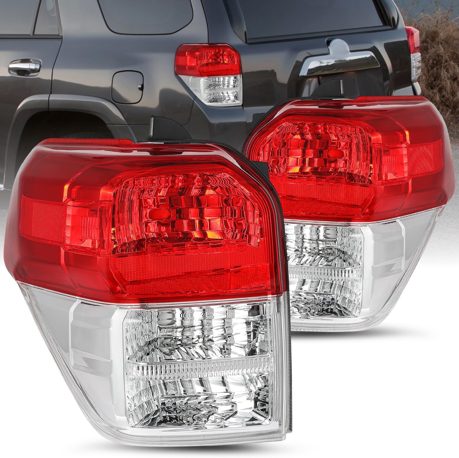 JSBOYAT Tail Light Assembly Replacement for 2010-2013 Toyota 4Runner Rear TailLamp, Driver and Passenger Side