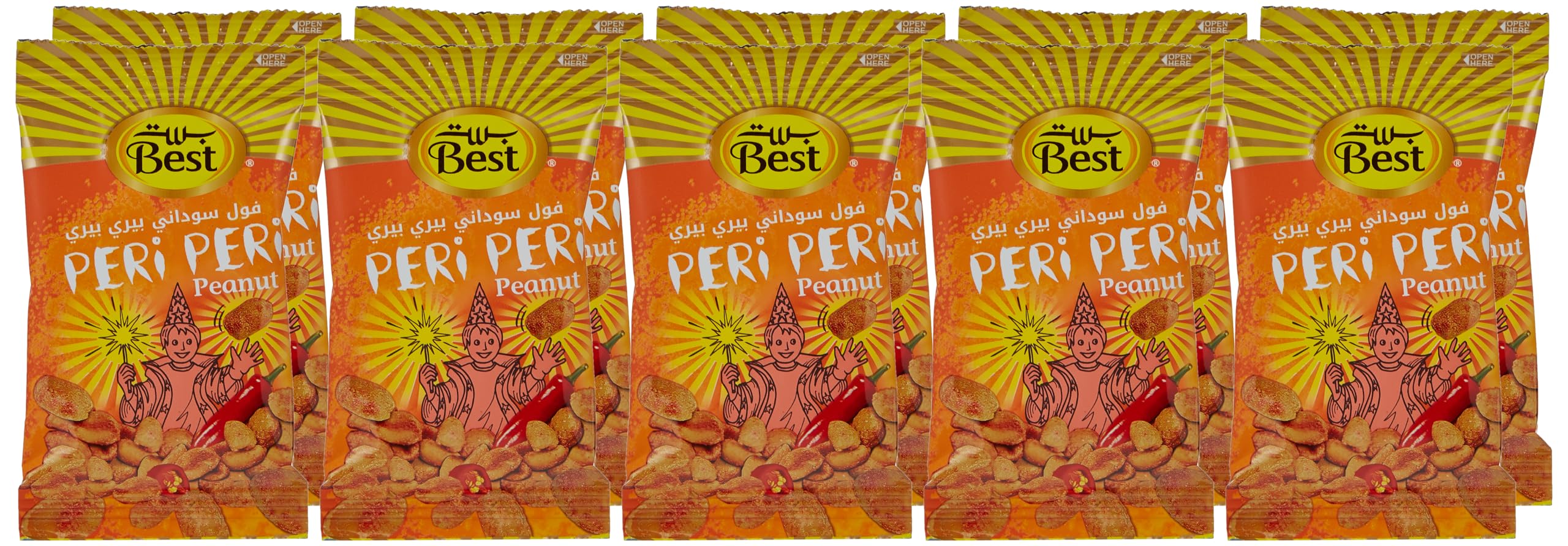 PEANUTS PERI PERI 13GM BOX 30PCS